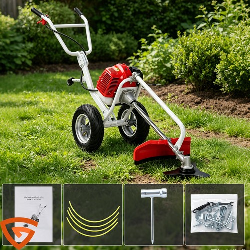 Garden wheeled petrol brush - garden,