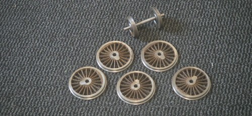 Live steam gauge wheels - live, 1/2