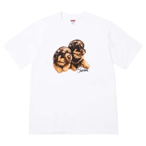 Supreme puppies tee white - puppies,