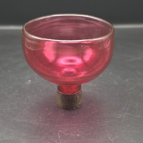 Antique cranberry glass bowl - antique,