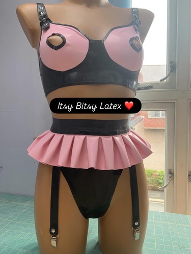 Latex rubber fetish wear - latex,