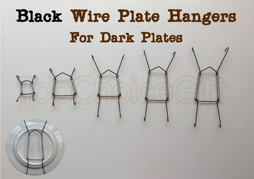 Black china plate - black,