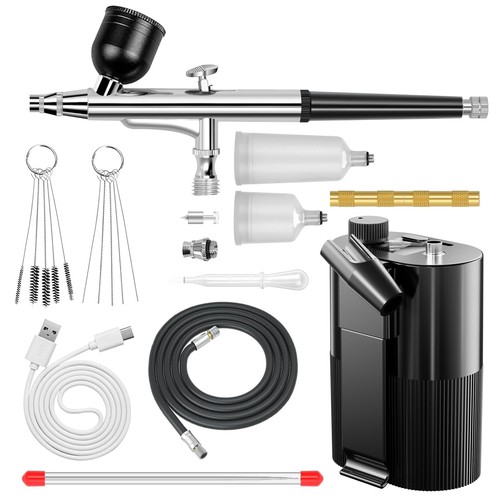 Airbrush kit with compressor - airbrush,