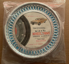 TH65 Triumph Herald, 1299 Vitesse Anodised Aluminium Wheel Trims Set of 4
