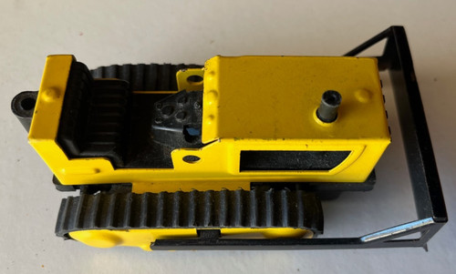 Vintage yellow tonka bulldozer - tonka,
