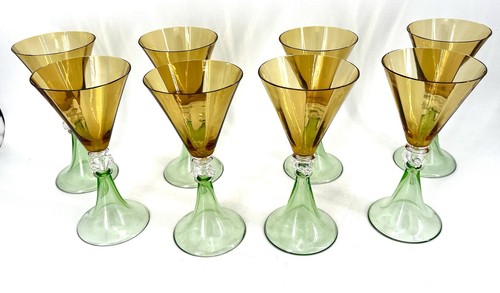 Murano salviati wine - 8x,