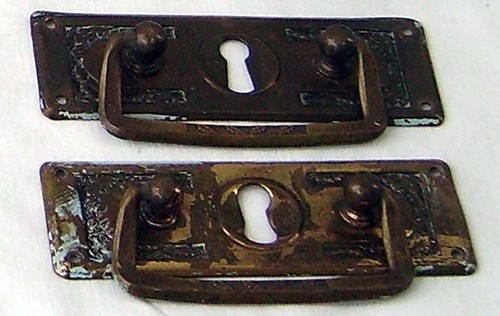 Drop handles pair vintage - handles,