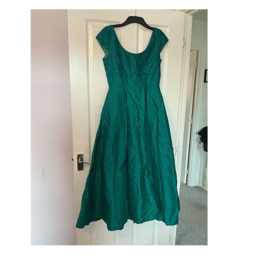 Monsoon green blue - blue, silk