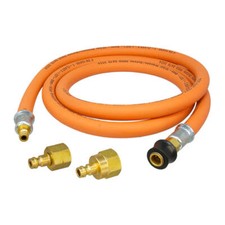 Universal 1.5m Quick Release Gas Hose–Fits Weber & Cadac | Caravan BBQ LPG Hose