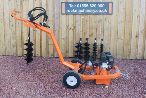 Towable hole borer with - borer, 5