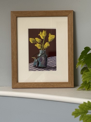 David hockney yellow flowers - david,
