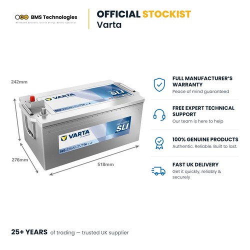 Varta promotive 12v 225ah - ,