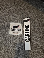 Carling Beer Pump Handle And Fish Eye Beer Clip. Bar Pull Beer Pump Handle
