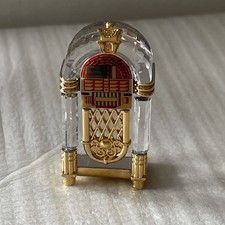 Swarovski Crystal Miniature Juke Box (Gold) 243444 - Unboxed