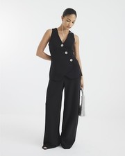 River Island Womens Black Jumpsuit Petite Size L