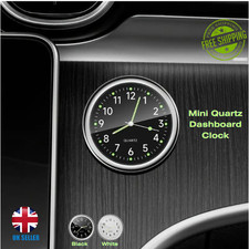 Mini Quartz Analog Car Dashboard Clock – Stick-On Interior Air Vent Watch