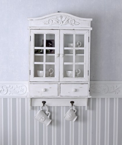 Wall cabinet towel rail - wall,