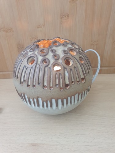 Shelf pottery lamp night - pottery,