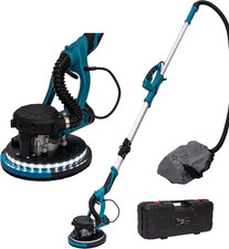 KATSU 800W Electric Drywall Sander with Vacuum, LED Light, and Accessories