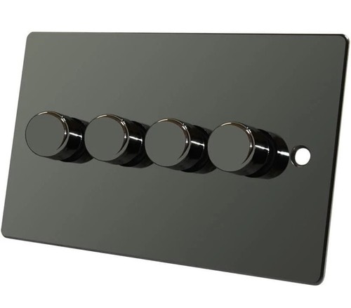 Flat plate black nickel gang - flat,