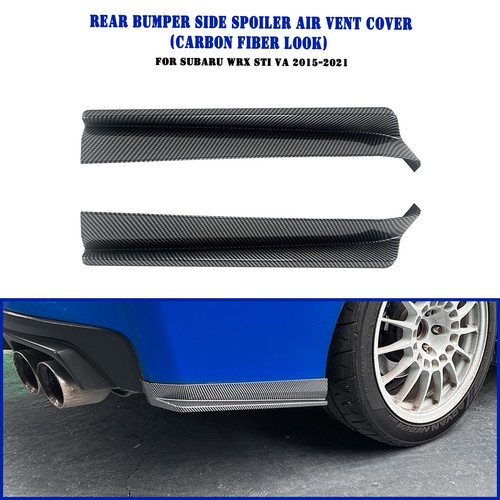 Carbon look rear bumper side - look,