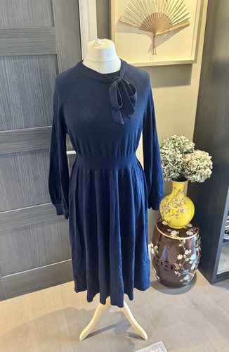 Bennett navy sweater dress - navy,