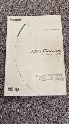 Roland sound canvas 50 - canvas, sc-50