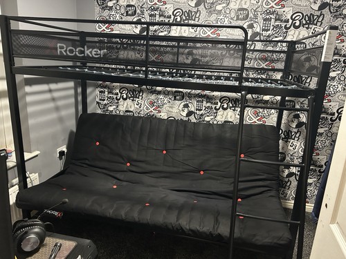 Rocker high sleeper bunk bed - x,