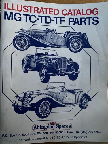 Parts list catalog - mg, tc-td-tf