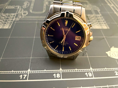 Seiko kinetic 5m42 0a10 38mm - kinetic,