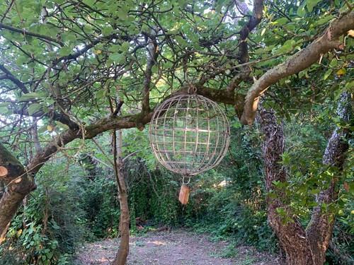 Large galvanised hanging metal