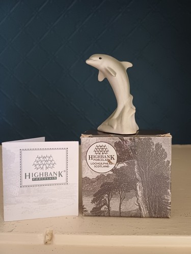 Leaping dolphin figurine - dolphin,