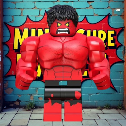 Marvel red hulk - marvel, hulk-