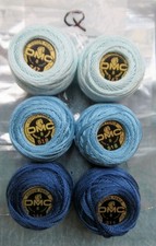 6 x 10g Balls DMC Perle 8