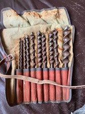 10 AUGER WOOD BITS HAND BRACE