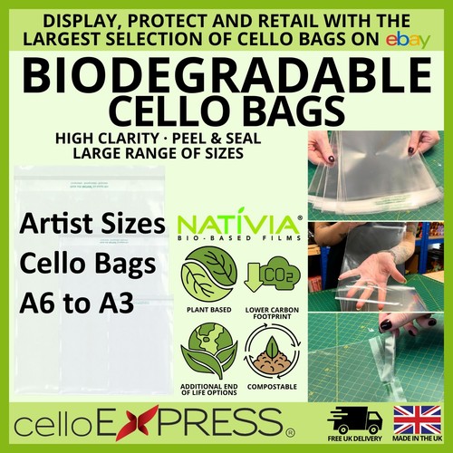 Biodegradable cello bags - biodegradable,