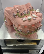 BNIB Simone Rocha × Crocs Siren Clogs Powder Pink  UK 4 Genuine Rare Collab