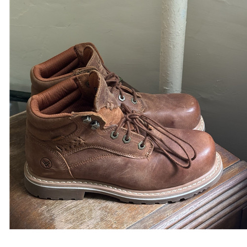 Hawx brown leather - leather, composite