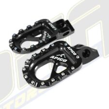 APICO GRIP Trials Footrests Foot Pegs - TRS Vertigo GasGas Sherco Beta - BLACK