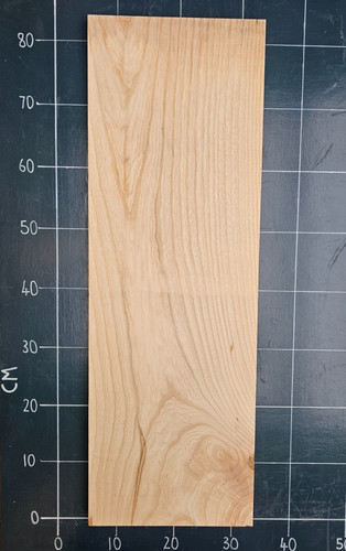 Kiln dried planed ash slab - dried,