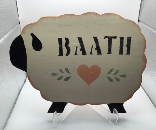 Sheep baath bathroom wooden - sheep,