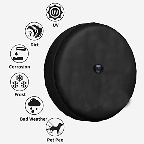 Black spare wheel tire - 16",