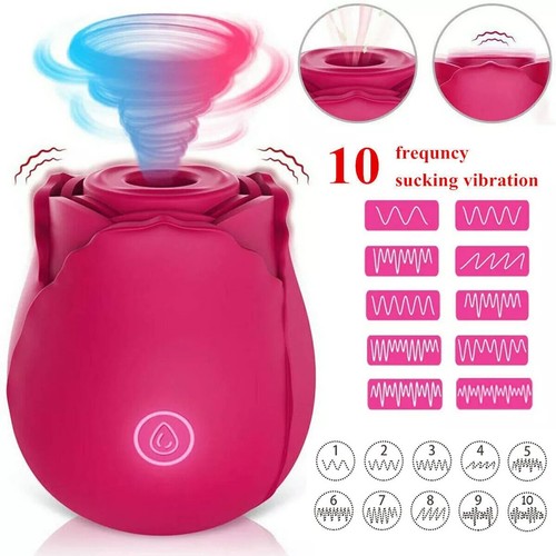 Rose vibrator clit sucking - clit,
