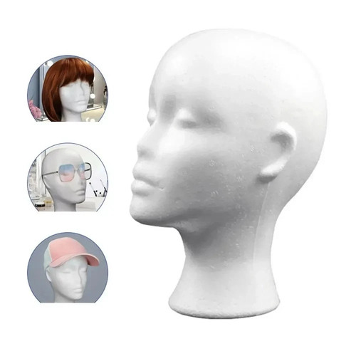 Polystyrene foam head dummy - foam,