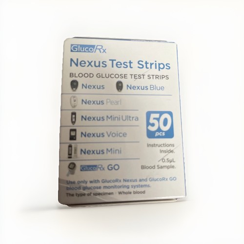 Glucorx nexus test strips 50 - glucorx,