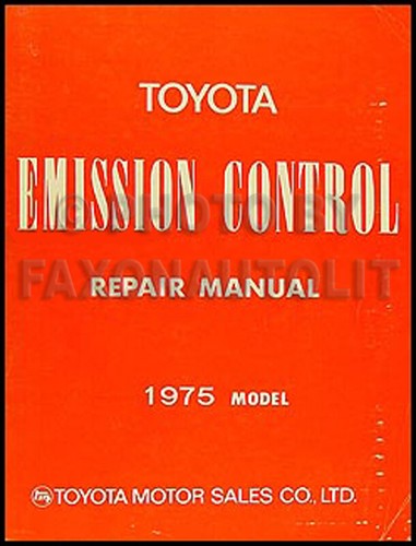 1975 toyota emission repair - emission,