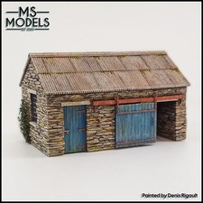 Narrow Gauge Coal Store/Shed/Bunker Building for OO9/O16.5 Model Railway Layout