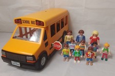 Playmobil American School Bus, with Ten Figures. Free Delivery 
