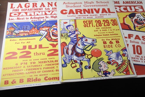 Vintage circus carnival lot - circus,