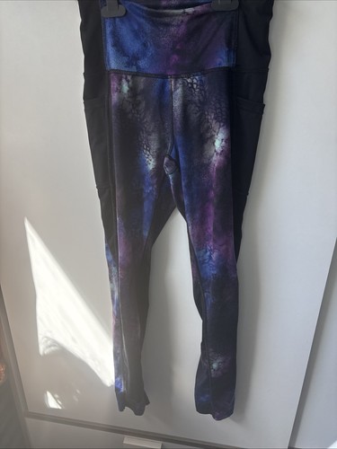 Galaxy print leggings - leggings, with